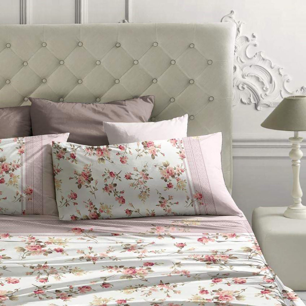 Completo Letto Matrimoniale Flanella Maxi Laura Biagiotti Clotilde