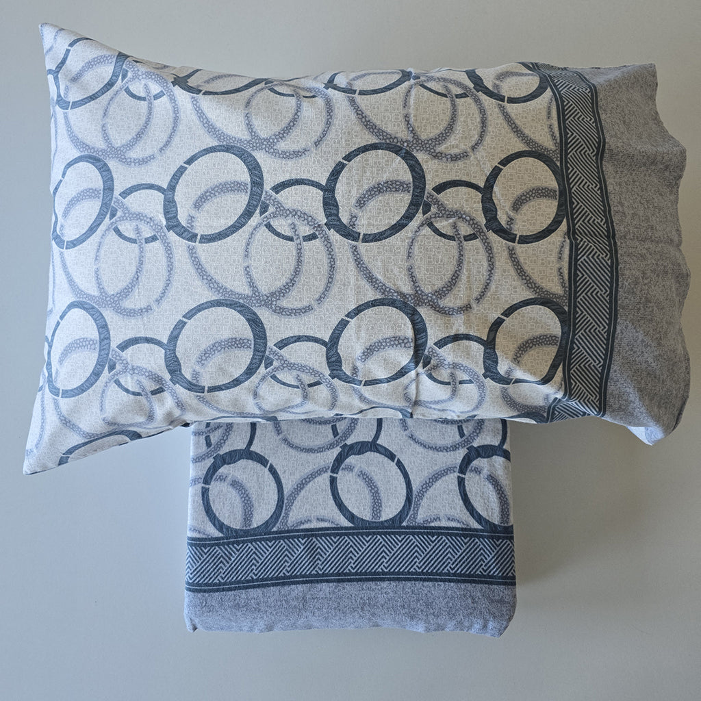 Completo Letto Matrimoniale Flanella Maxi Laura Biagiotti Ginette