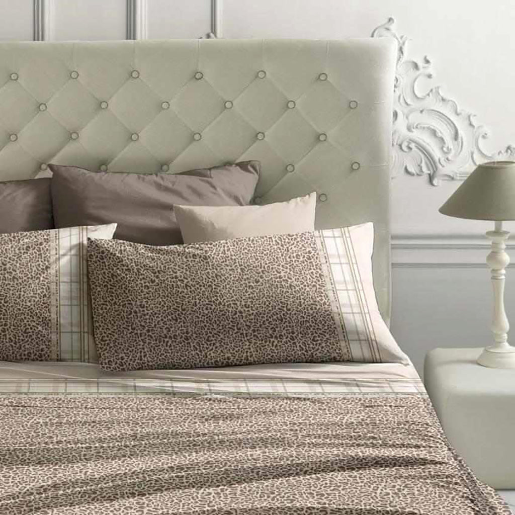 Completo Letto Matrimoniale Flanella Maxi Laura Biagiotti Janine