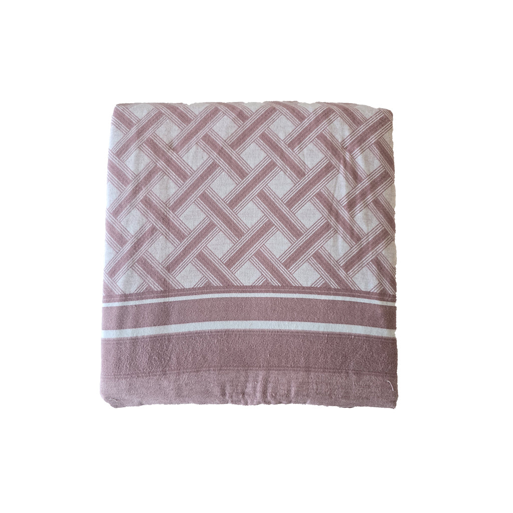 Completo Letto Matrimoniale Flanella Maxi Laura Biagiotti Zoe Malva