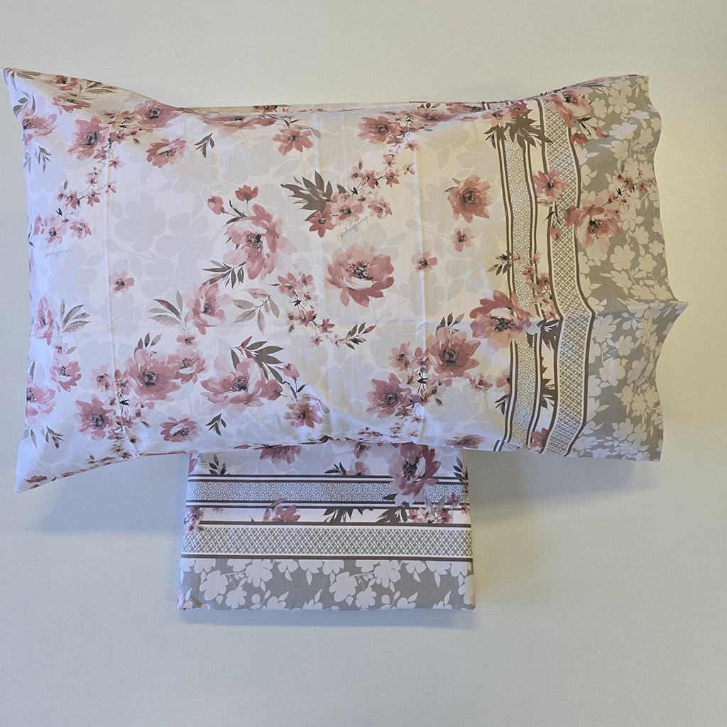 Completo Letto Matrimoniale Maxi Percalle Laura Biagiotti Brigitte