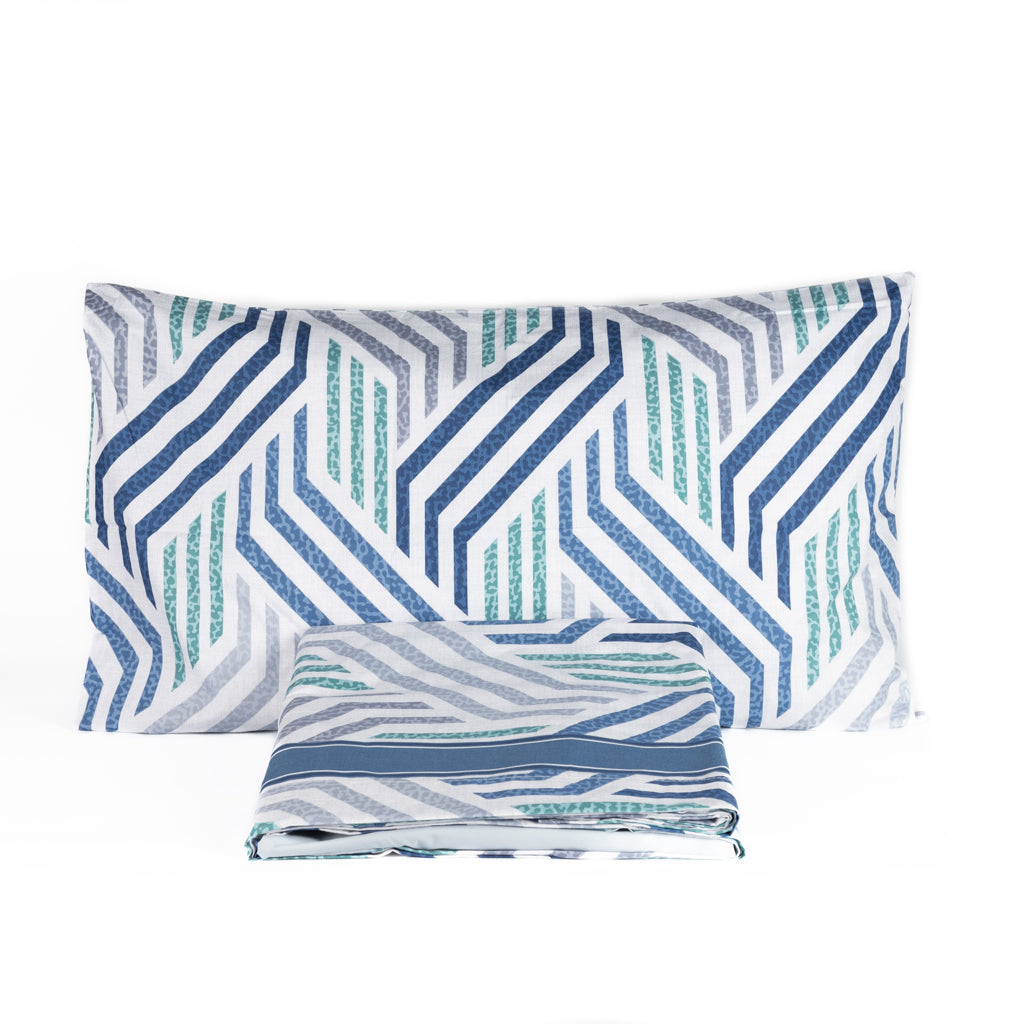 Set Lenzuola Percalle Matrimoniale Laura Biagiotti Selma