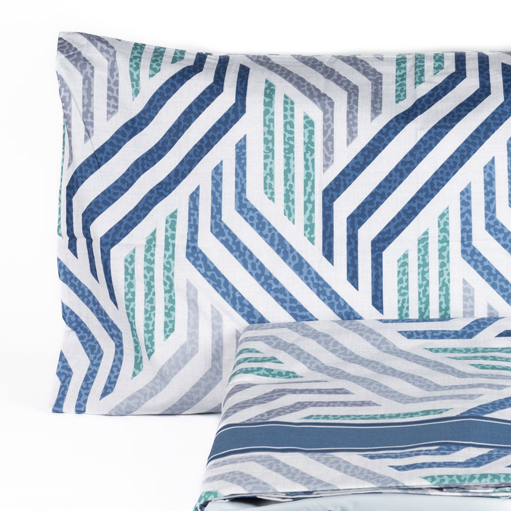 Set Lenzuola Percalle Matrimoniale Laura Biagiotti Selma