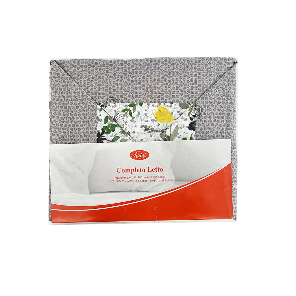 Set Lenzuola Cotone Liabel Fiori