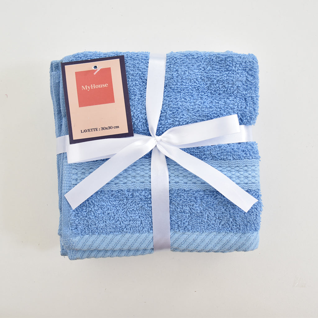 Set Lavette 30x30 Spugna Quattro Pezzi Bahia