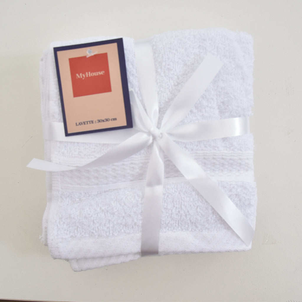 Set Lavette 30x30 Spugna Quattro Pezzi Bahia