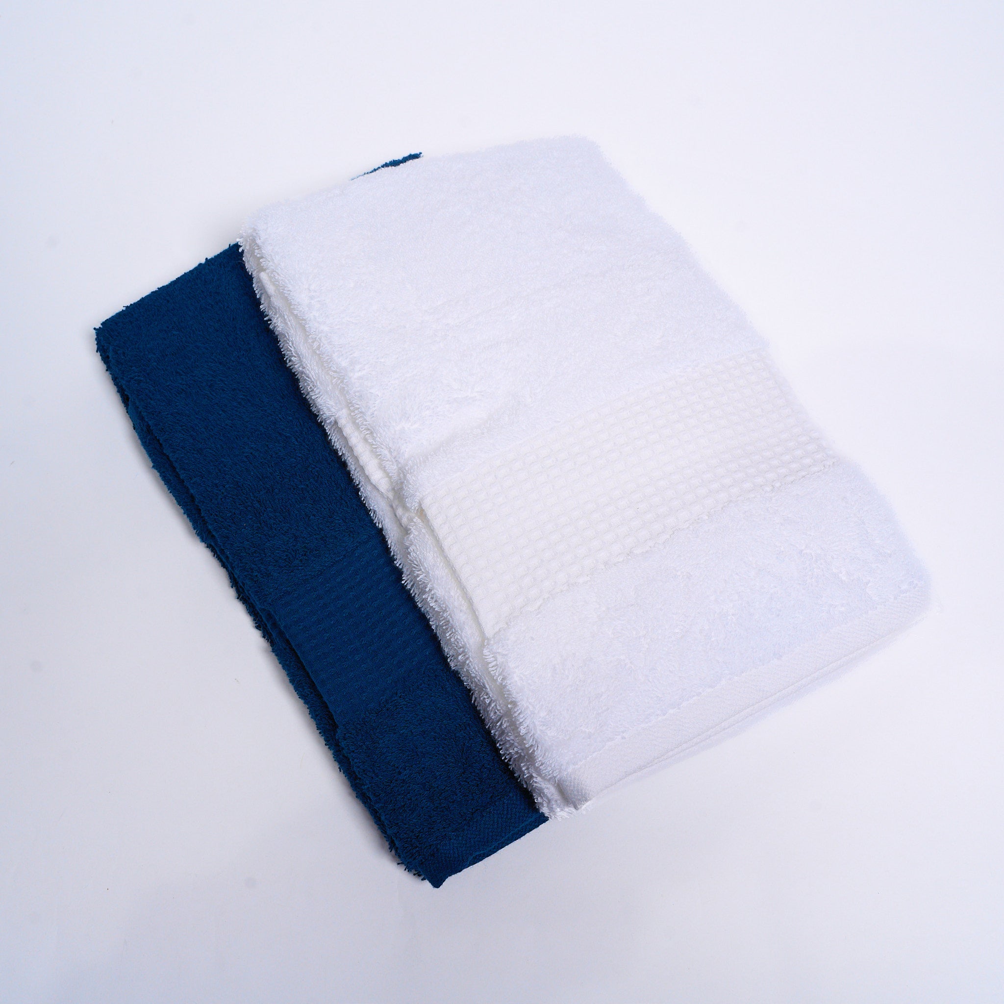 Set 2 Asciugamani Viso Spugna di Cotone Fiocco Bellora