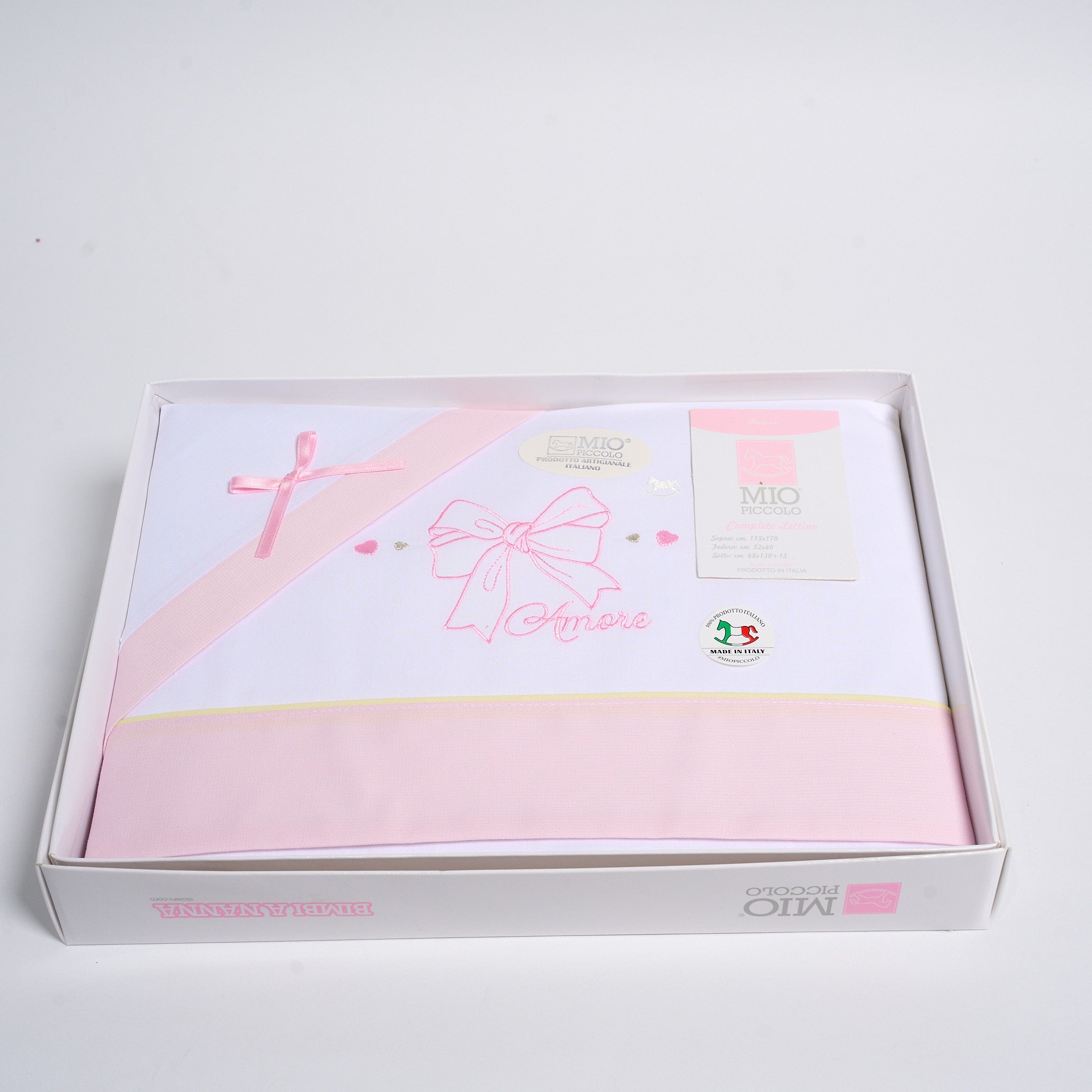 Completo Baby Lettino Cotone Mio Piccolo Amore 346