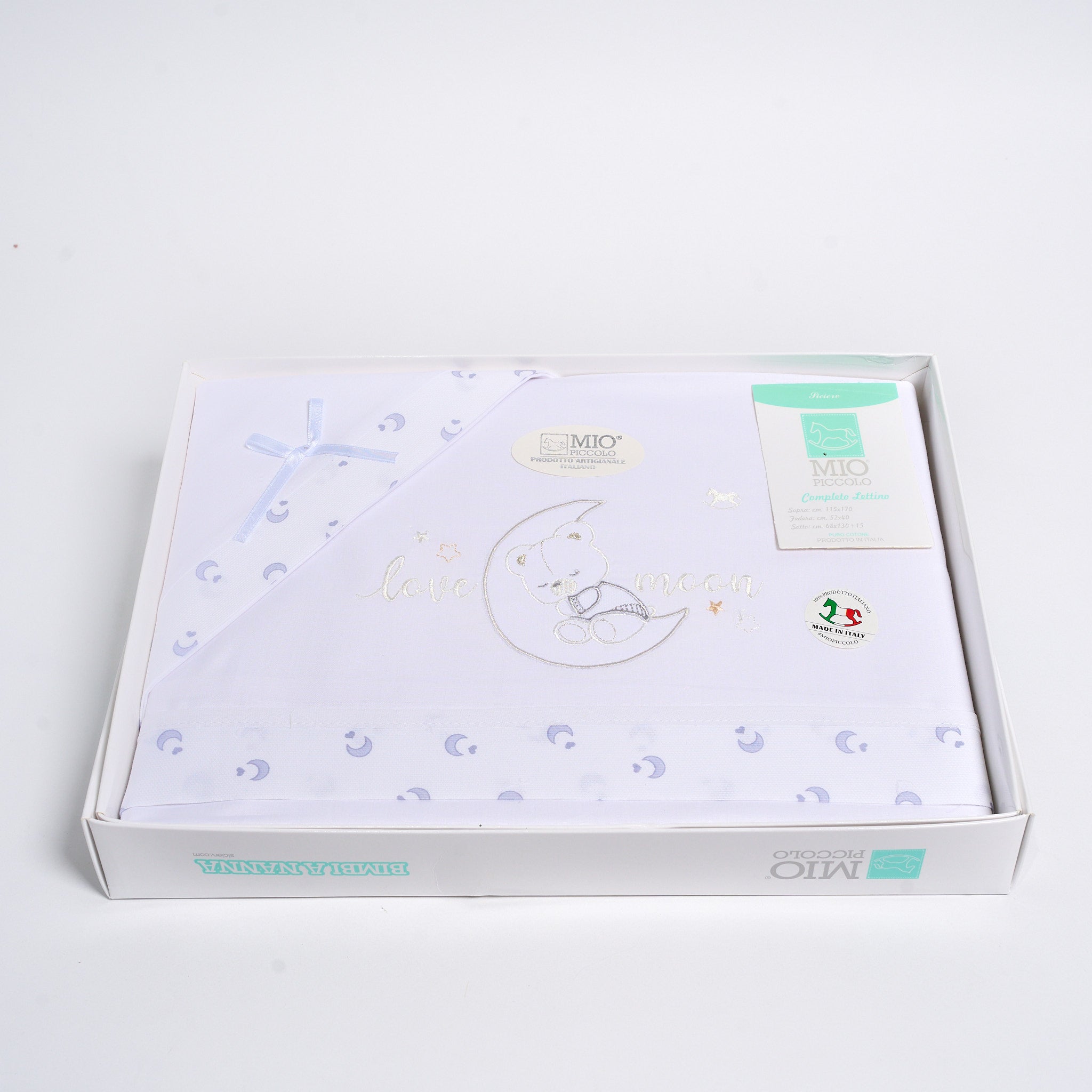 Completo Baby Lettino Cotone Mio Piccolo Luna 306