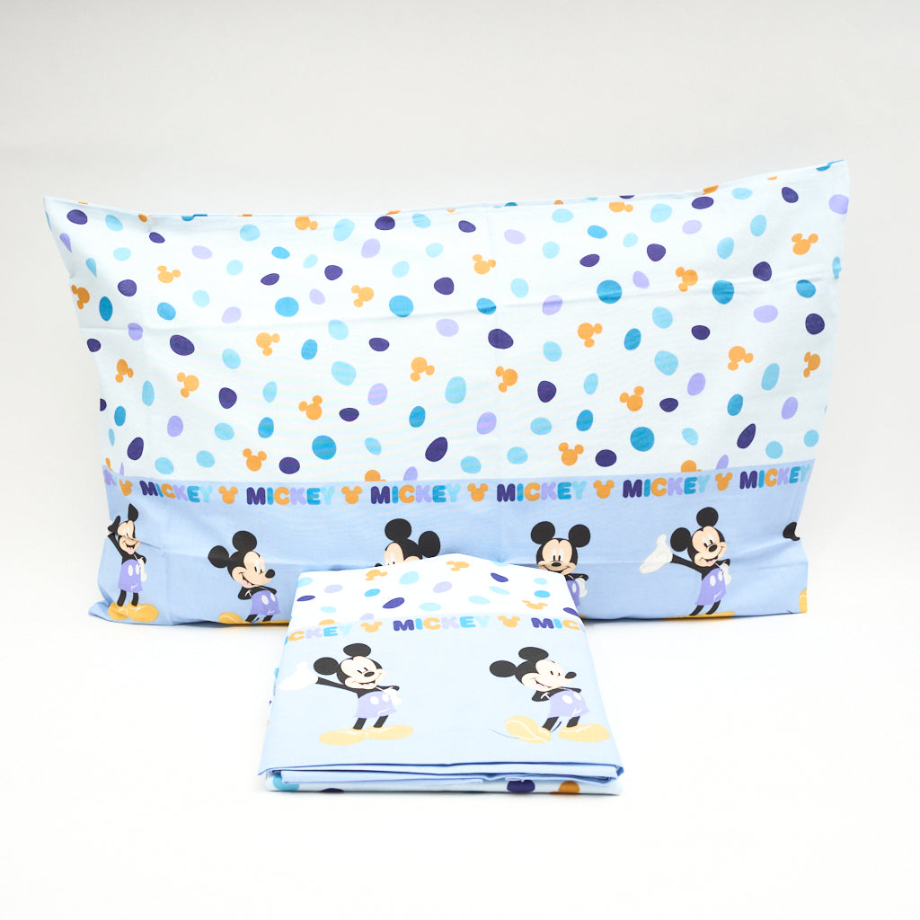 Completo Letto Cotone Una Piazza e Mezza Mickey Mouse
