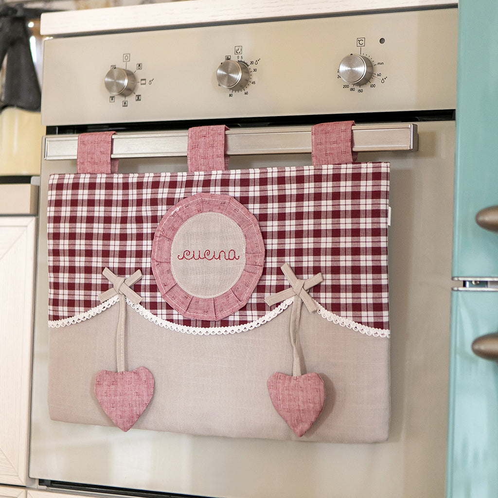 Copriforno Quadretti Cucina My House