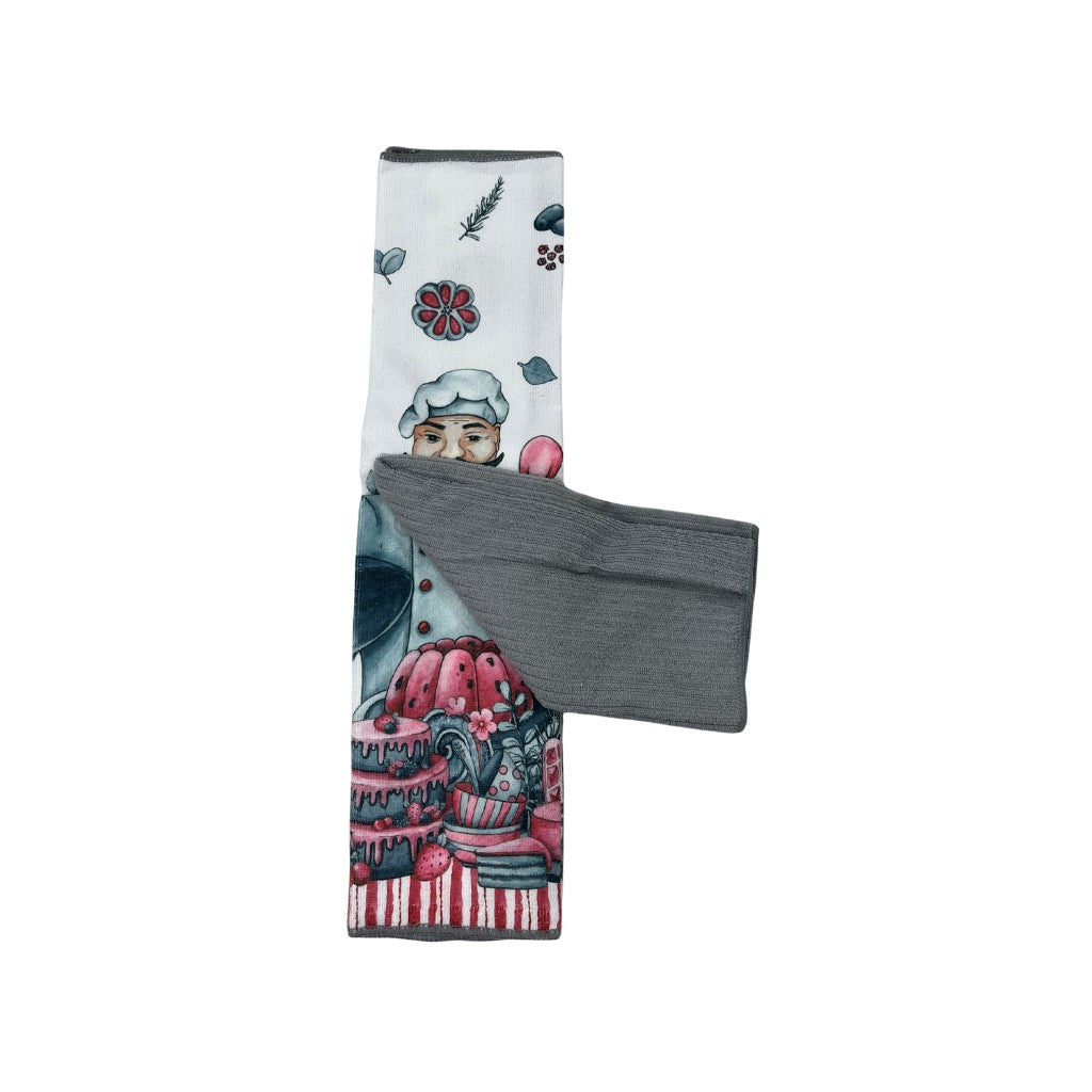 Set 4 Strofinacci Microfibra Pasticciere