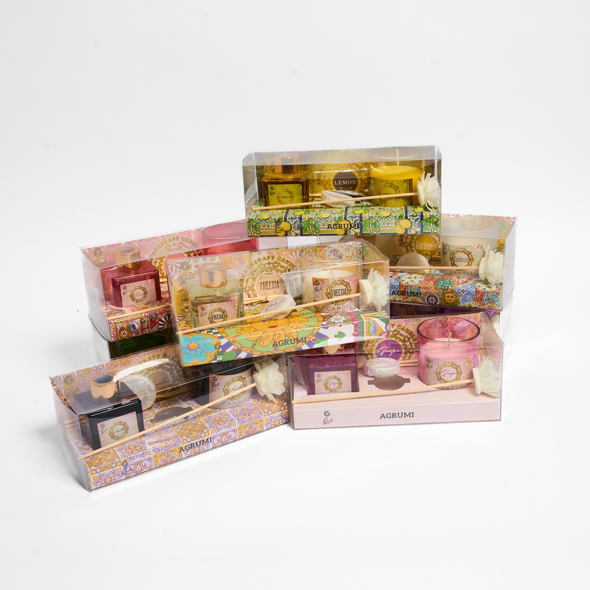 Set Diffusore per Ambienti Candela e Saponetta Profumata