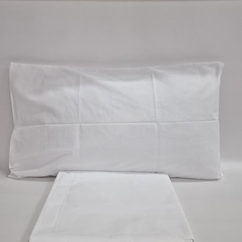 Set Lenzuola Cotone Tinta Unita Lavinia Bianco
