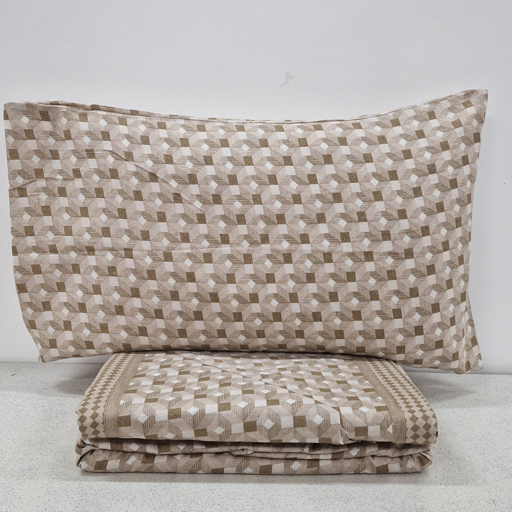 Set Lenzuola Flanella Gabriella Gucci Courmayeur Geometrico