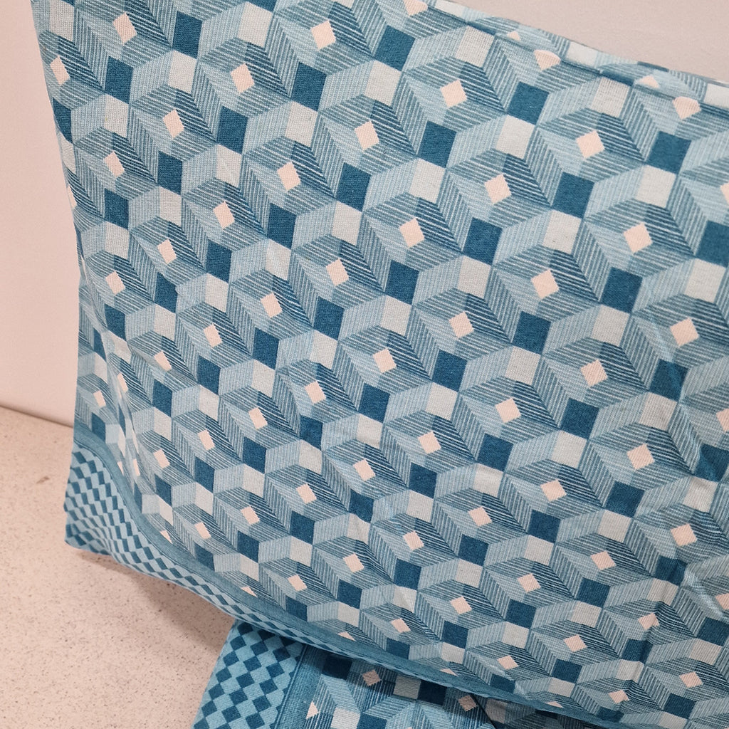 Set Lenzuola Flanella Gabriella Gucci Courmayeur Geometrico