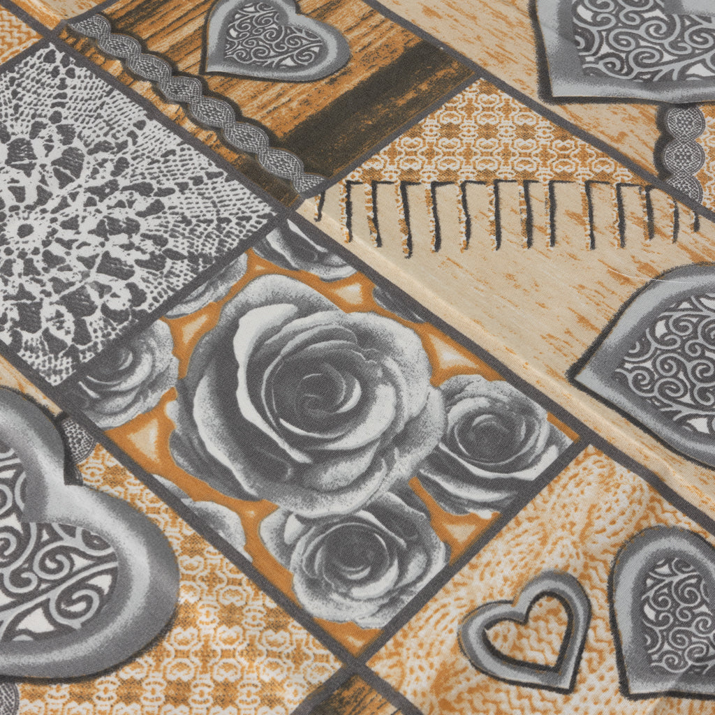 Tovaglia Antimacchia No Stiro Shabby Grey My House