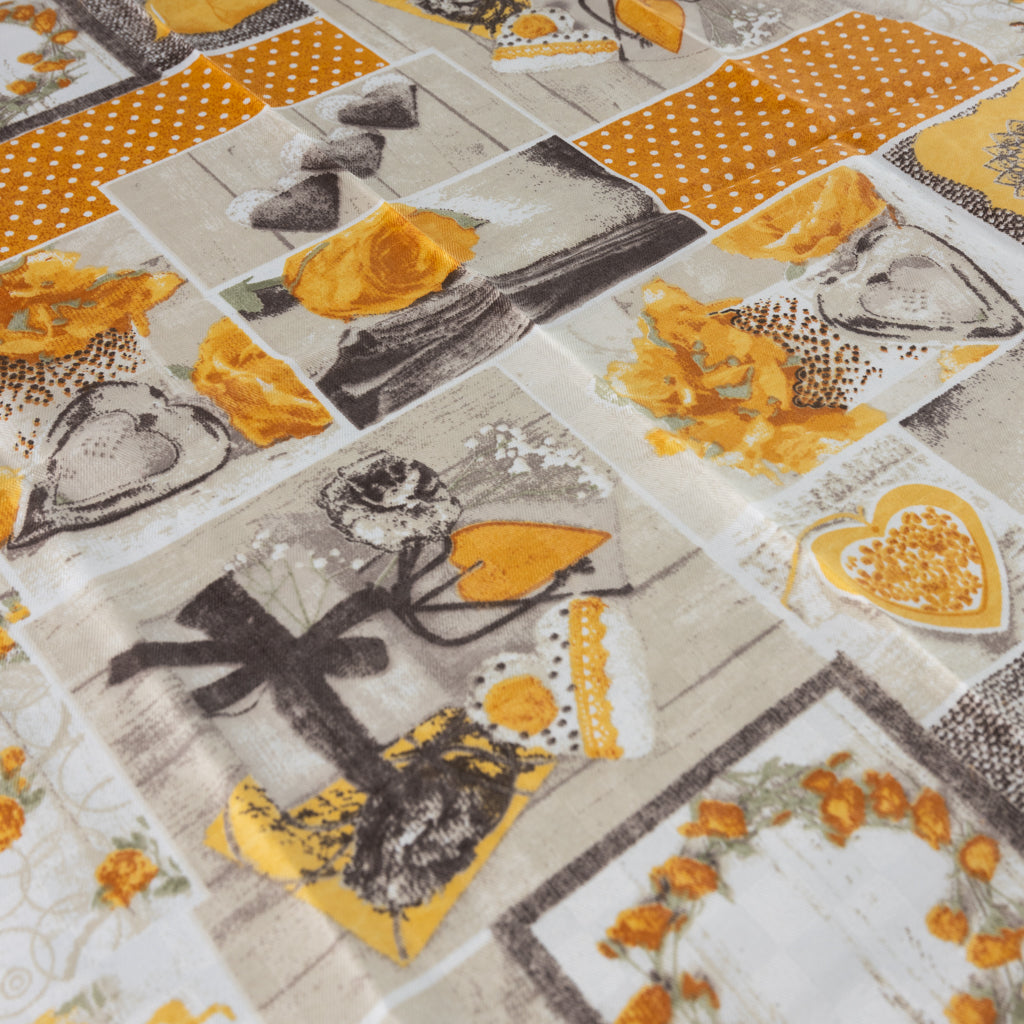 Tovaglia Antimacchia Elegant Shabby Gold My House