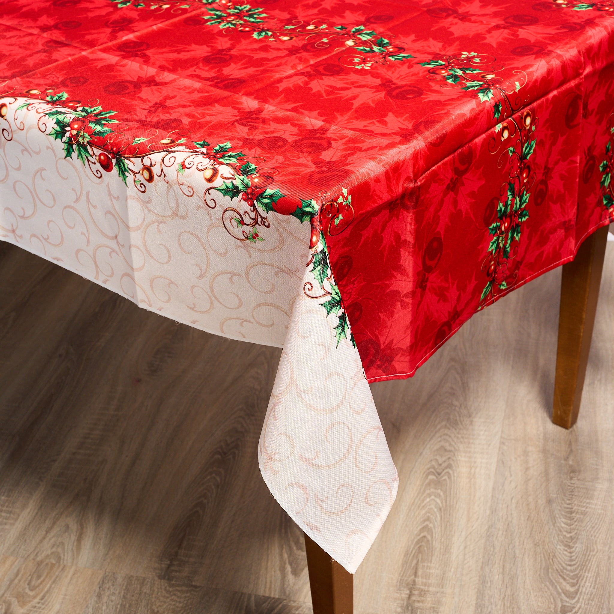 Tovaglia Antimacchia Natalizia x12 Galbissima Agrifoglio