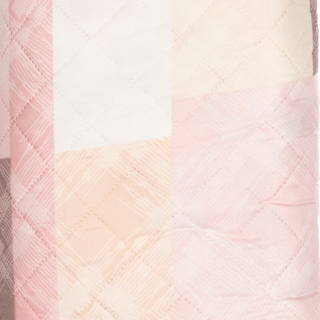 Trapuntino Italiano Geometrico Rosa Double Face