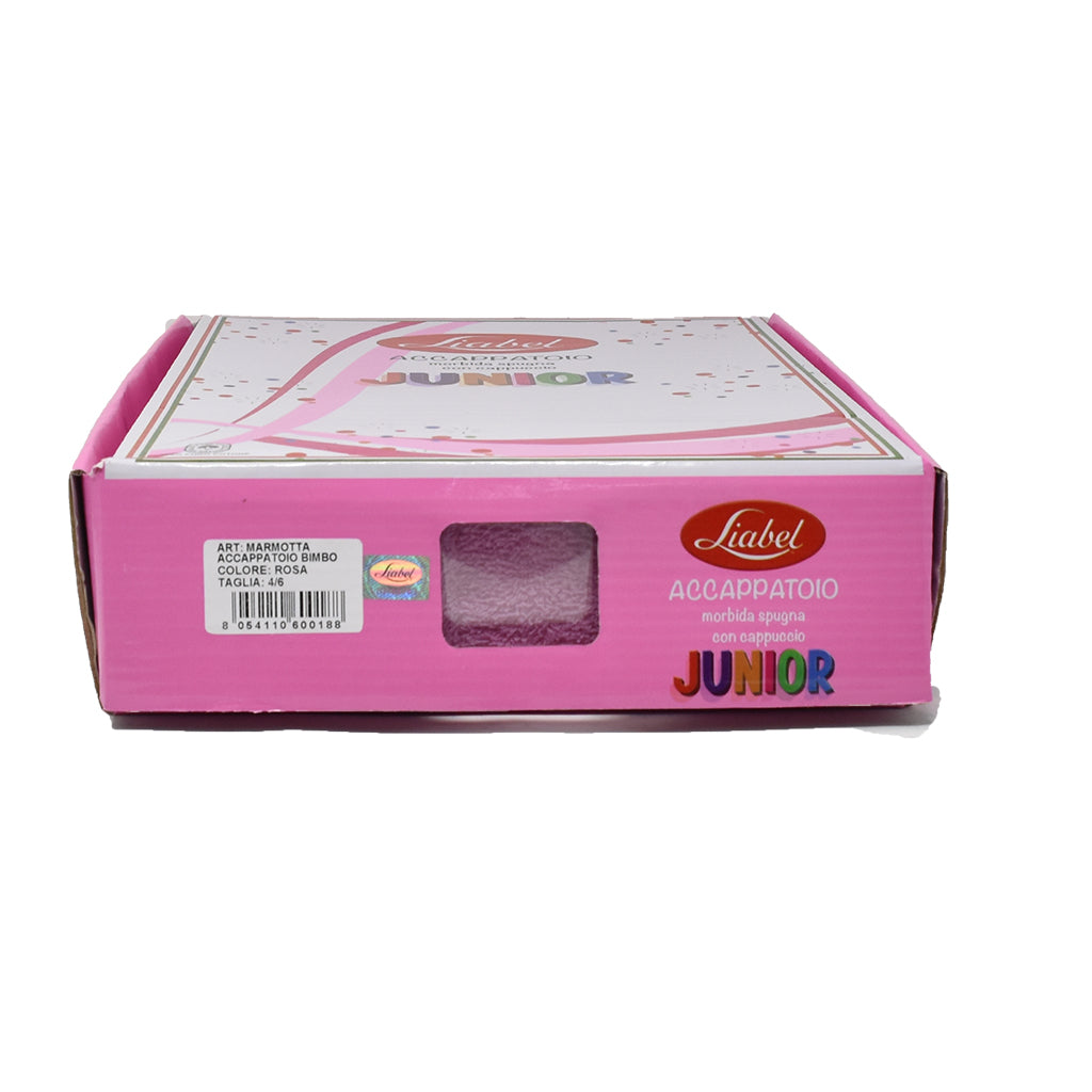 Accappatoio Spugna Bambini Liabel Marmotta/Rifle
