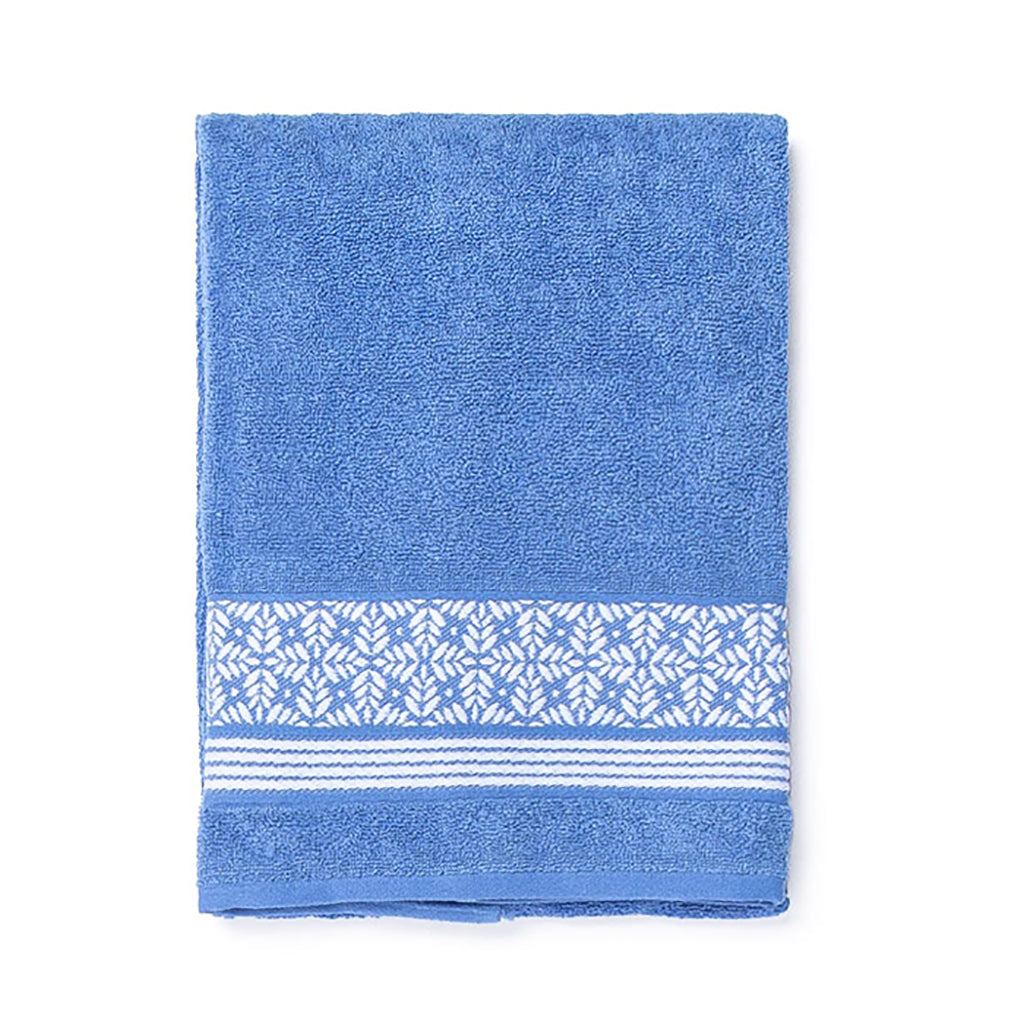 Asciugamano con Ospite Spugna Jacquard Spiga Lara Justin