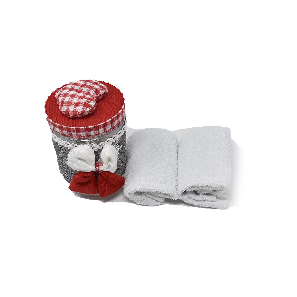 Barattolo + Due Lavette Spugna