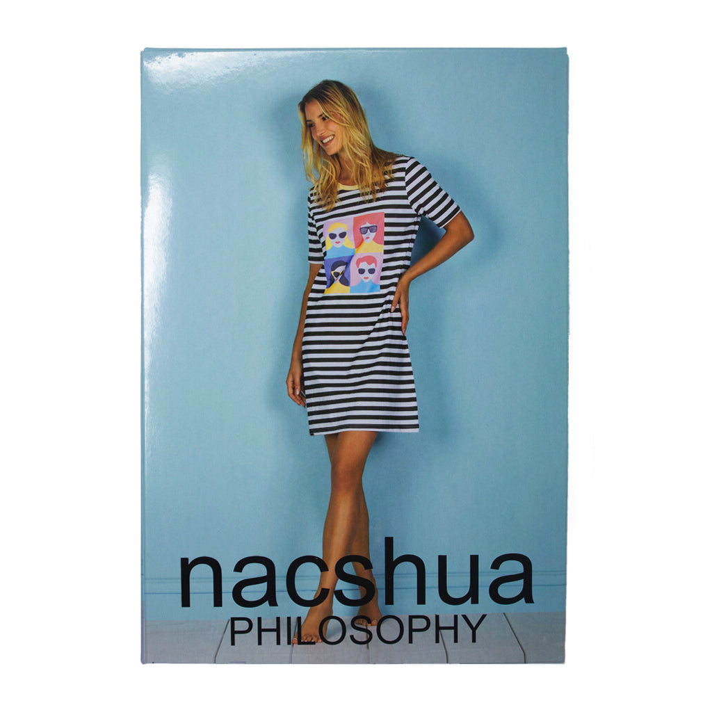 Camicia da Notte Cotone Maniche Corte Nacshua Yucca
