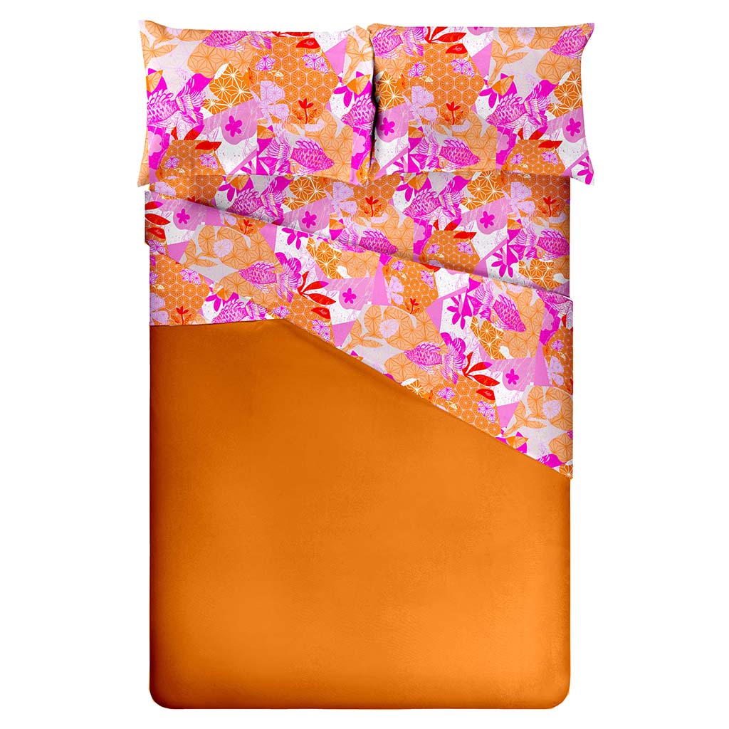 Completo Letto Cotone Liabel Carpa (disponibile solo singolo)