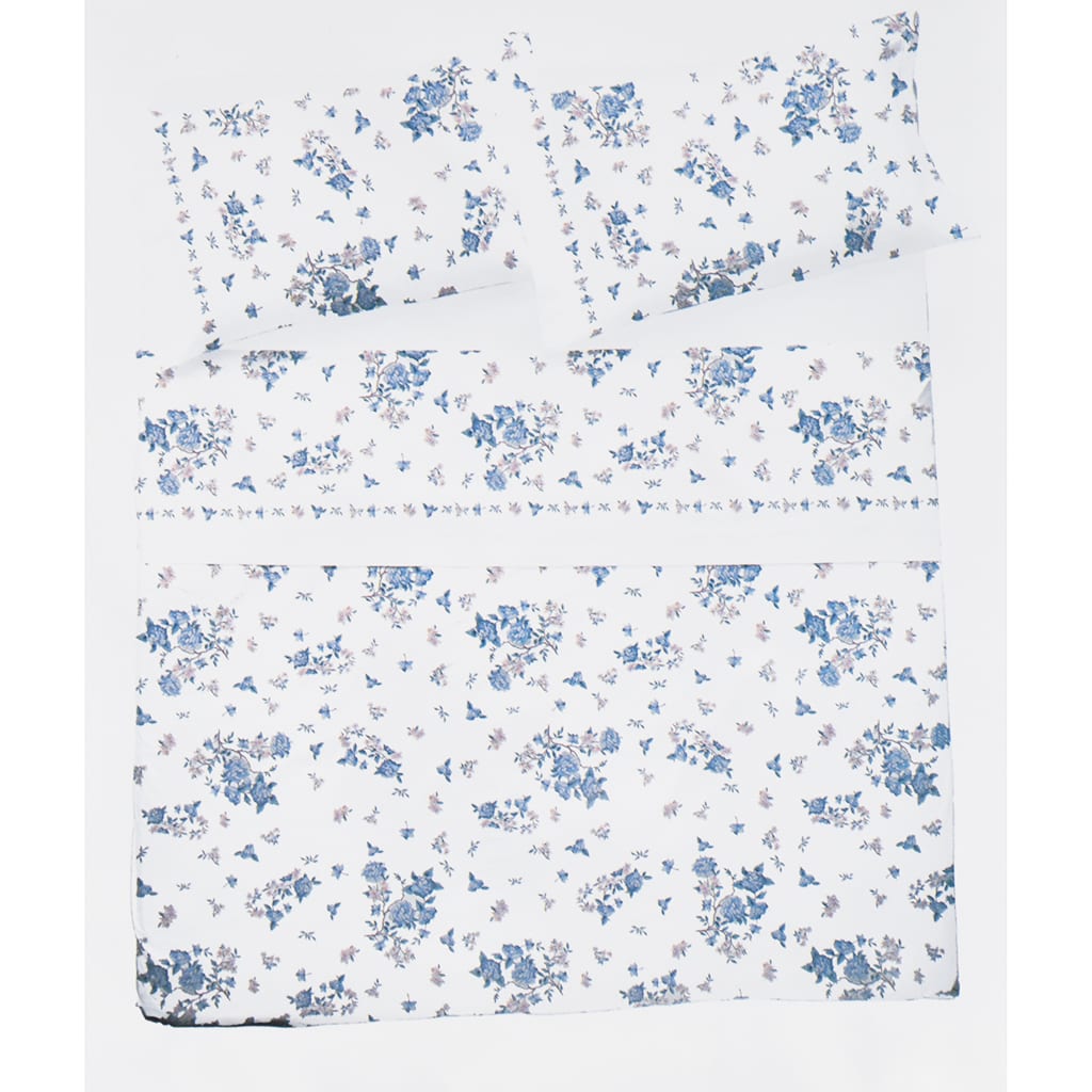 Completo Letto Cotone Matrimoniale Pompea Milena