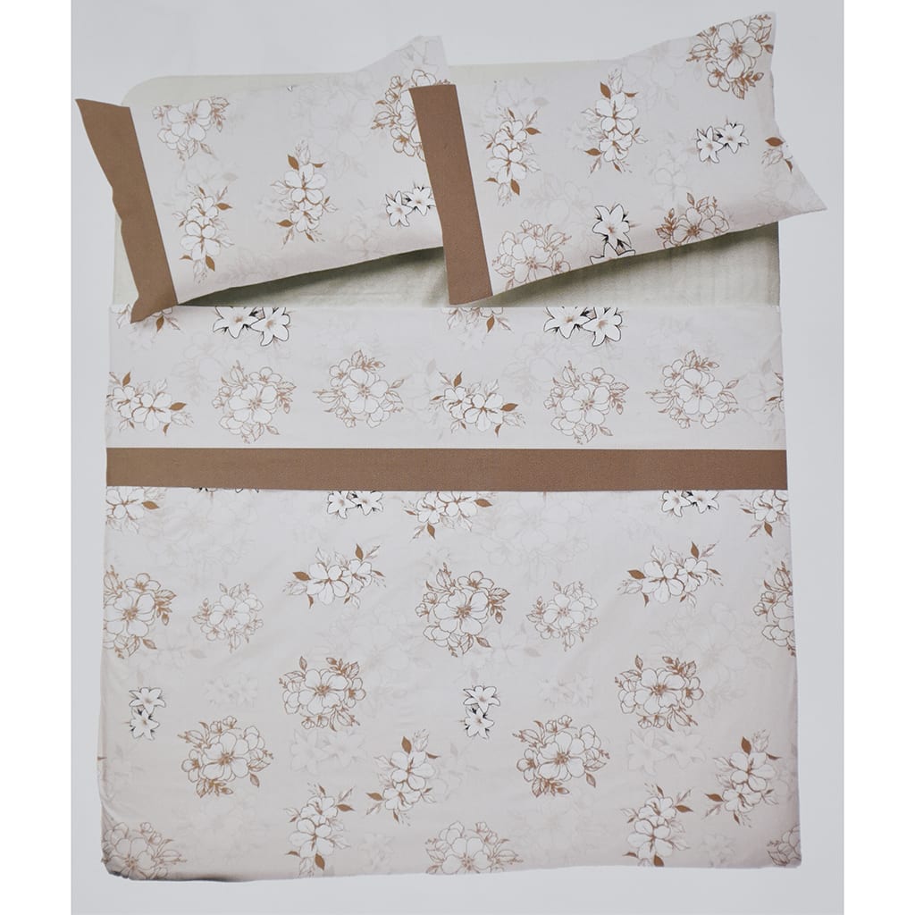 Completo Letto Matrimoniale Cotone Pompea Vivien