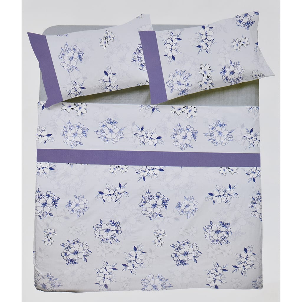 Completo Letto Matrimoniale Cotone Pompea Vivien