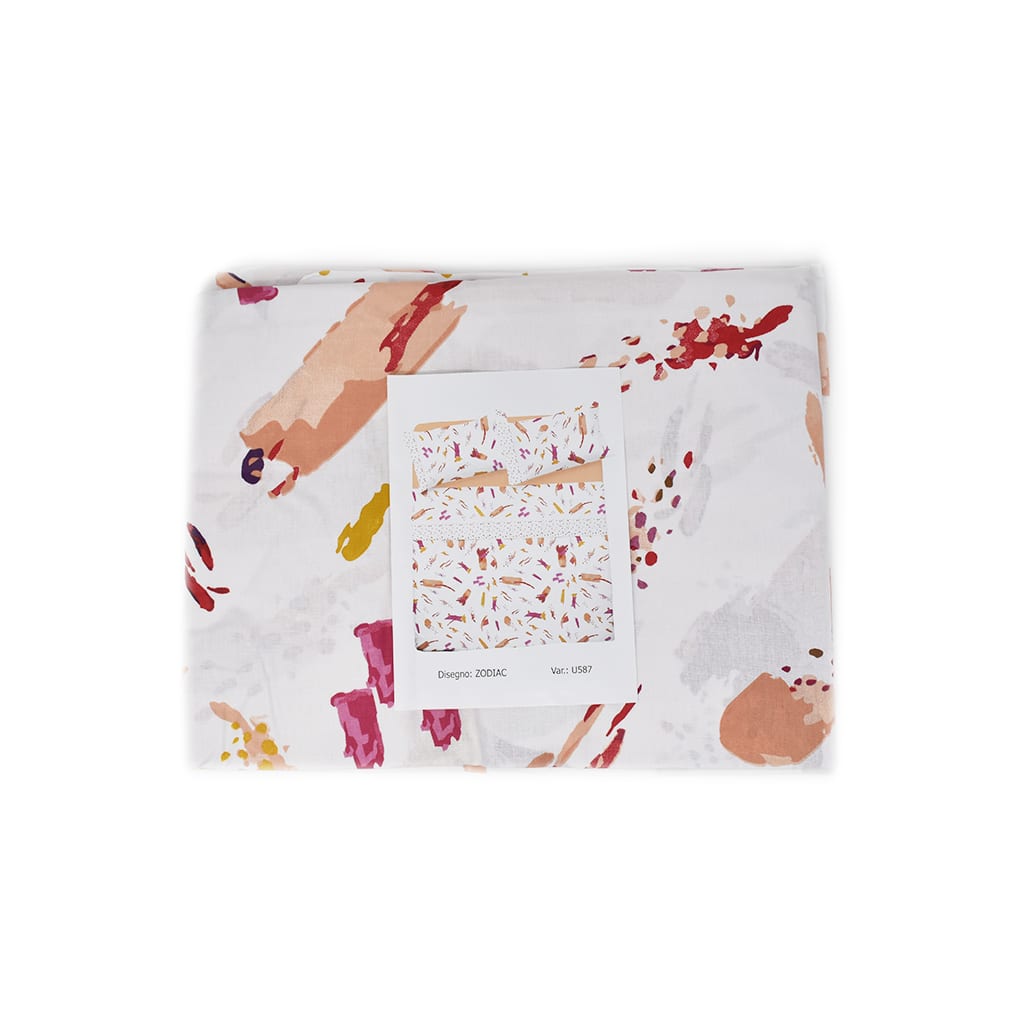 Completo Letto Cotone Matrimoniale Pompea Zodiac