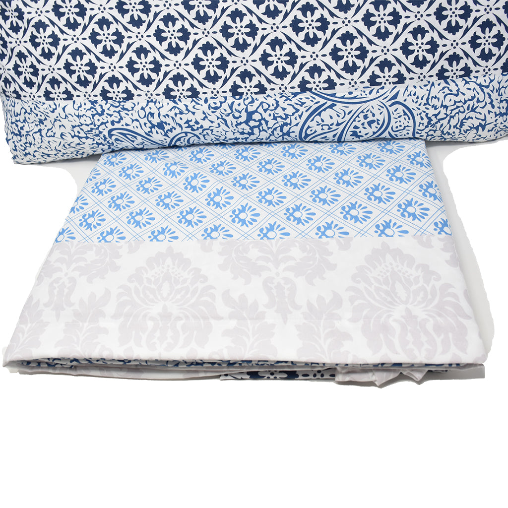 Completo Letto Microfibra My House Leaves