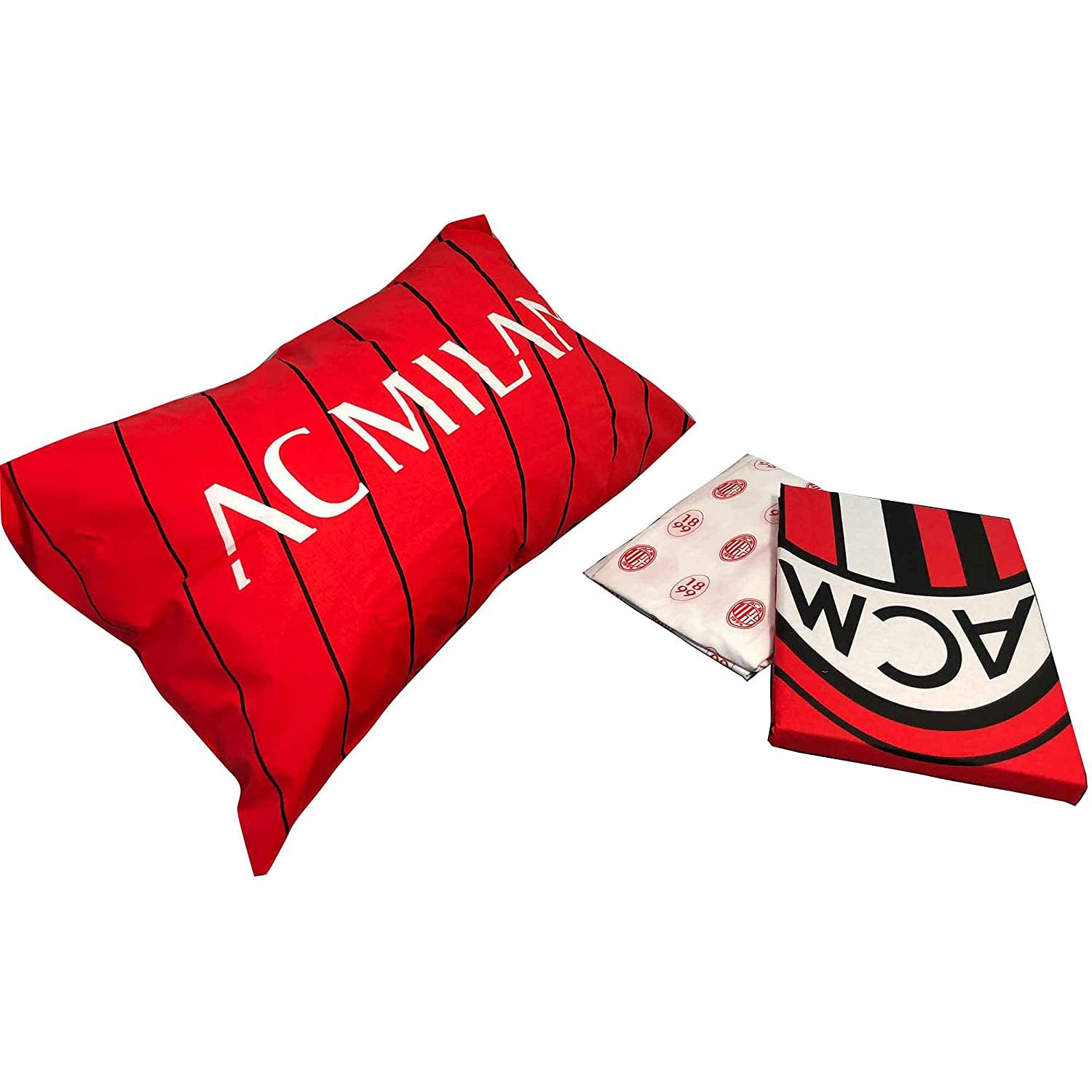 Set Lenzuola Cotone Singolo Ufficiale A.C. Milan