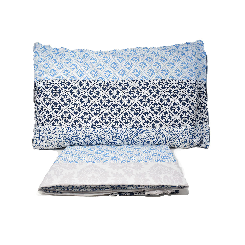 Completo Letto Microfibra My House Leaves