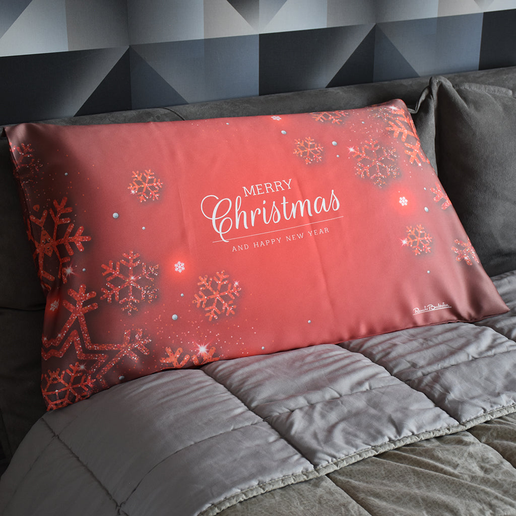 Coppia Federe Natalizie Renato Balestra Red Christmas