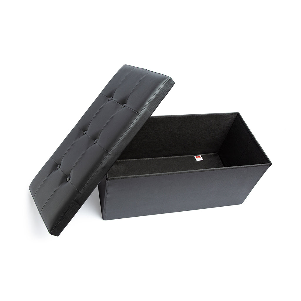 Panca Simil-Pelle Contenitore Tinta Unita 76x38