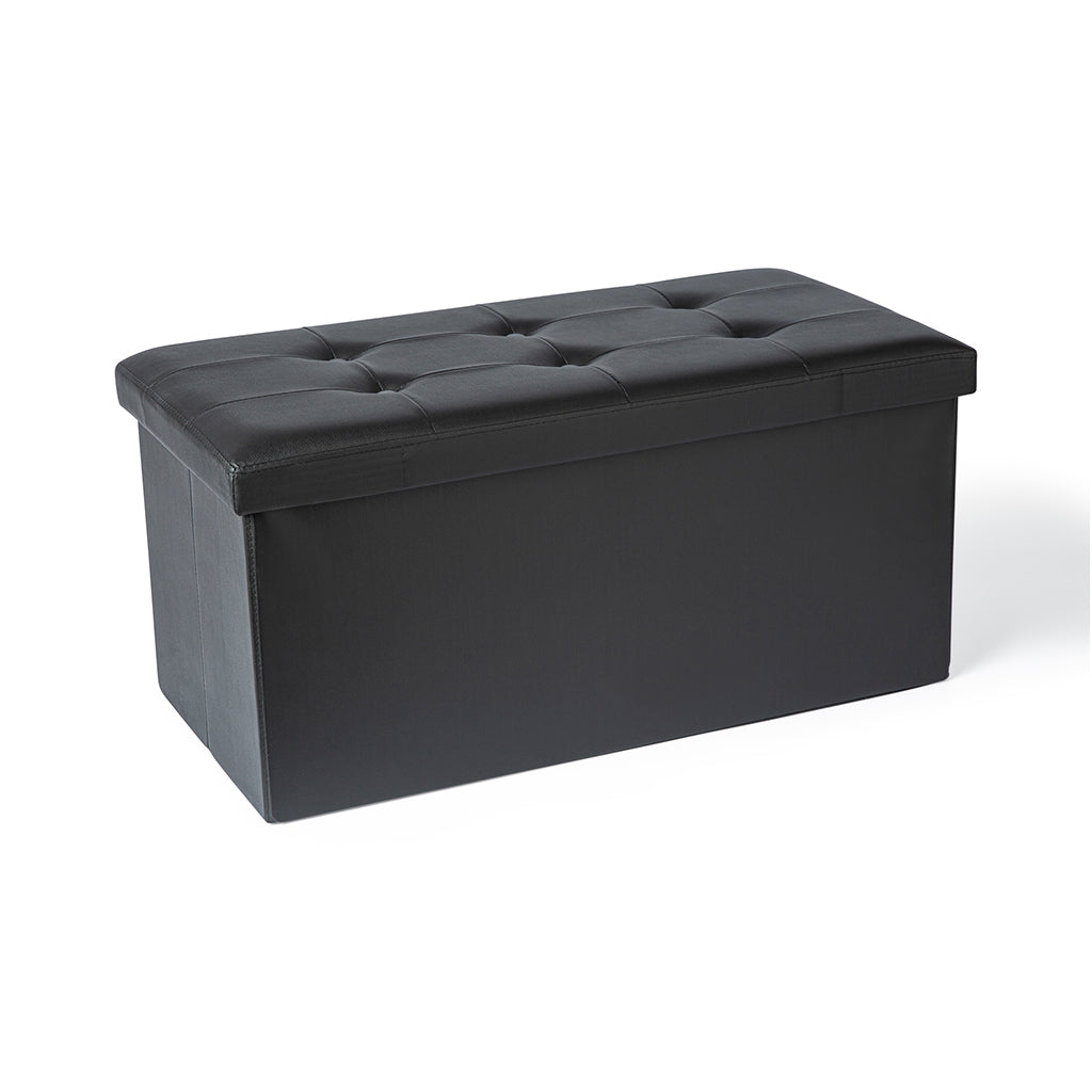 Panca Simil-Pelle Contenitore Tinta Unita 76x38