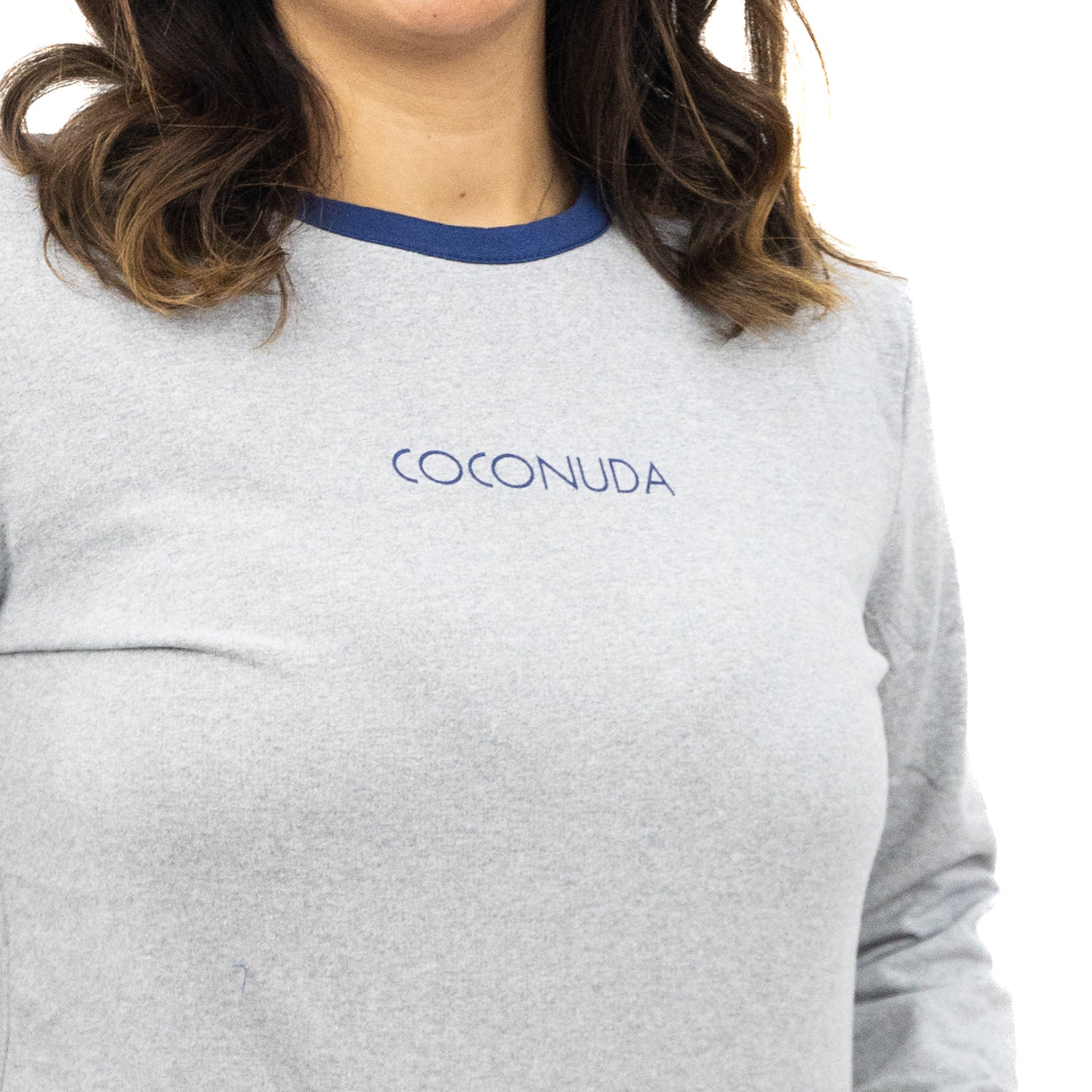 Pigiama Caldo Cotone Leggins Coconuda Tinta Unita