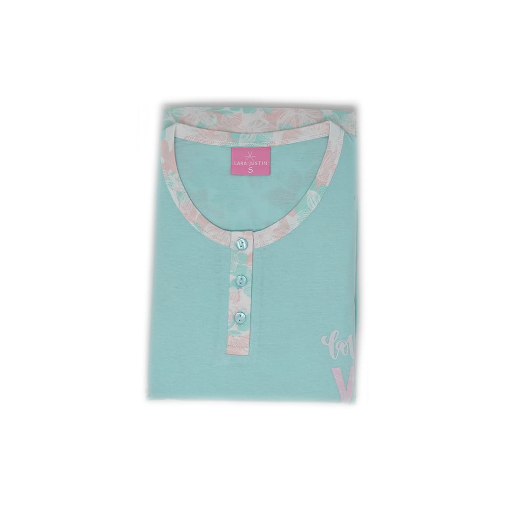 Pigiama Cotone Maniche Lunghe Donna Lara Justin 924