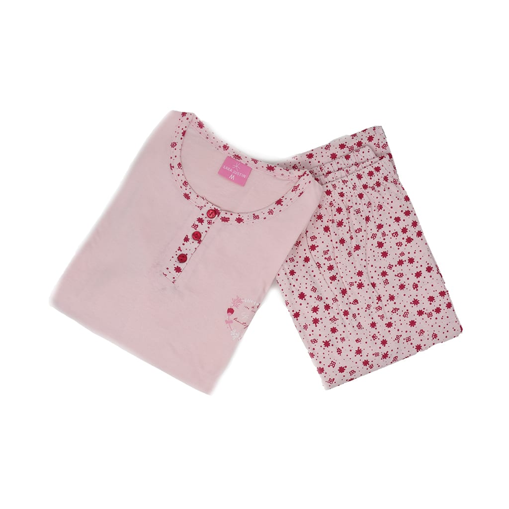 Pigiama Cotone Maniche Lunghe Donna Lara Justin 927