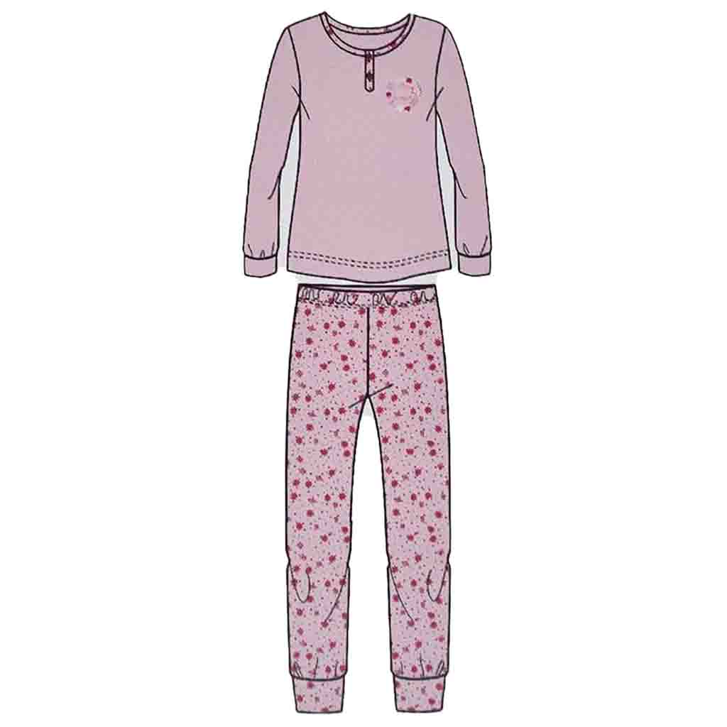 Pigiama Cotone Maniche Lunghe Donna Lara Justin 927