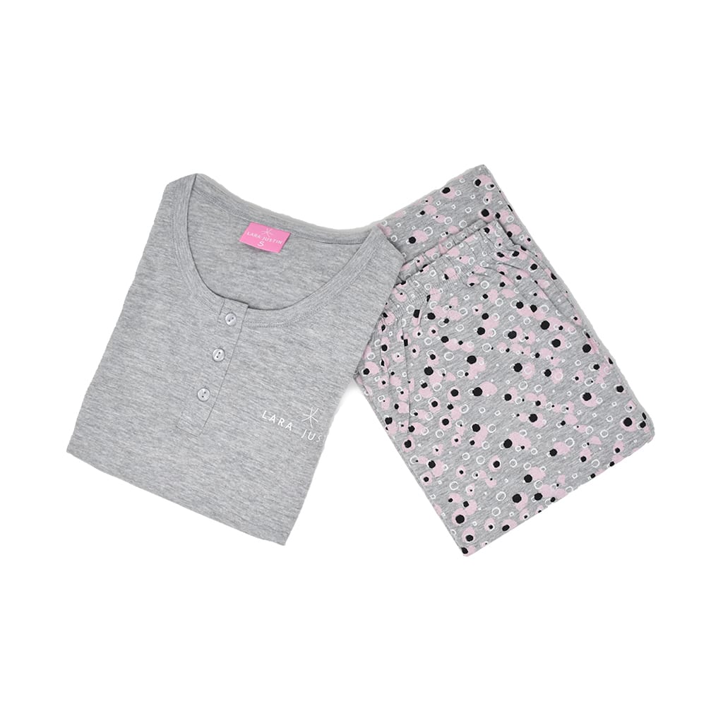 Pigiama Cotone Maniche Lunghe Donna Lara Justin 930