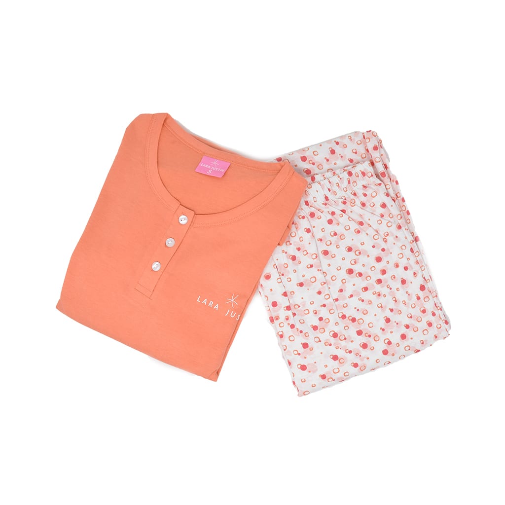 Pigiama Cotone Maniche Lunghe Donna Lara Justin 930