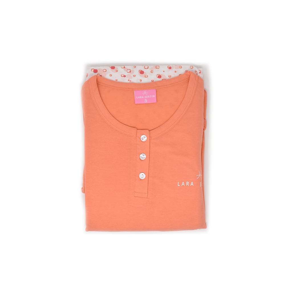 Pigiama Cotone Maniche Lunghe Donna Lara Justin 930