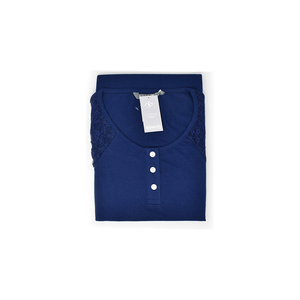 Pigiama Cotone Donna Pinocchietto Kissimo