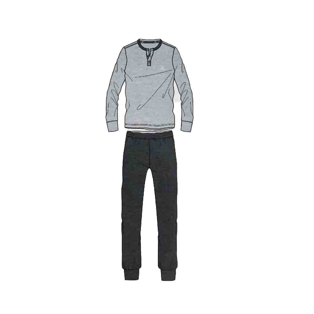 Pigiama Cotone Maniche Lunghe Uomo Lara Justin 1019