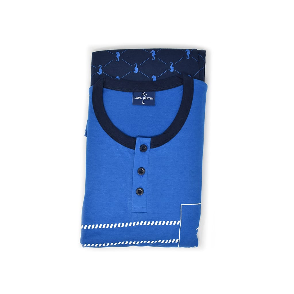Pigiama Cotone Maniche Lunghe Uomo Lara Justin 1021