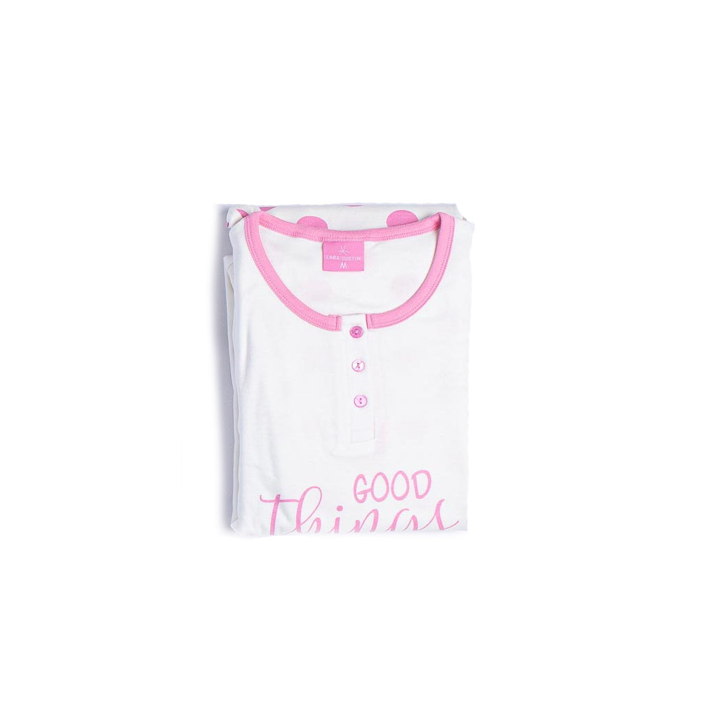 Pigiama caldo cotone donna Lara Justin 920